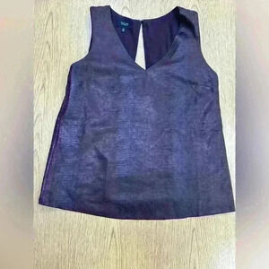 ANDB Sleeveless Faux Leather Top Size XS